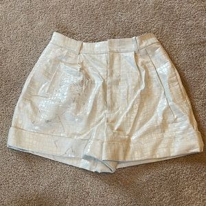Alice and Olivia Leather Short